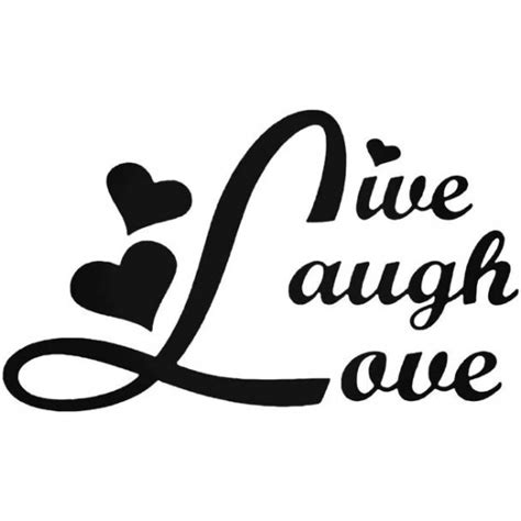 Buy Live Laugh Love Decal Sticker Online