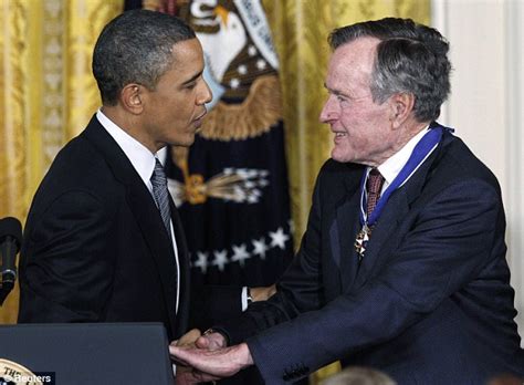 Obama Honours George Hw Bush With The Medal Of Freedom Says His
