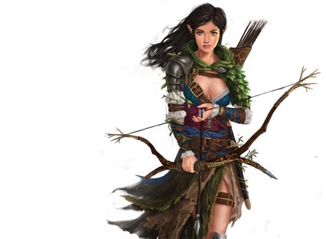 Archer Women Fantasy Art Wallpapers Hd Desktop And Mobile Backgrounds