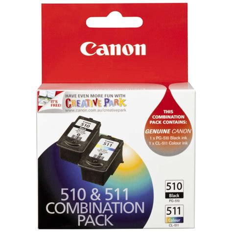 Hp 301 black ink cartridge ch561e epson t1285 ink cartridge canon pg 510 black ink cartridge. Canon Ink Cartridge PG-510 CL-511 Combination Pack | BIG W