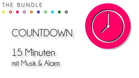 Countdown 15 Minuten Mit Musik And Alarm Timer 15 Minutes