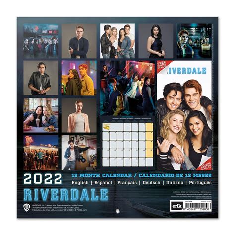 Official Riverdale 2022 Wall Calendar 2022 Calendar 12 X 12 Square