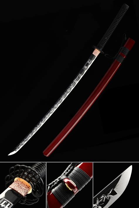 Samurai Sword Handmade Japanese Samurai Sword With Printed Blade