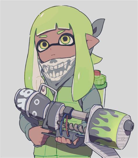 Inkling Player Character And Inkling Girl Splatoon And More Drawn By Gomi Kaiwaresan