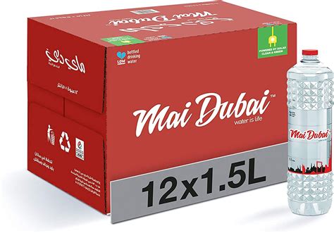 Mai Dubai Bottled Drinking Water 12 X 15litre Drinking Water Drinks