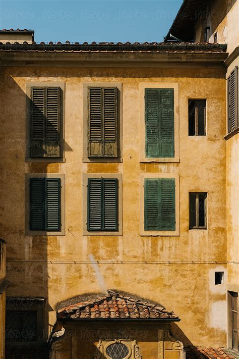 Traditional Italian Buildings In Florence Italy By Stocksy