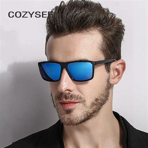 Oversized Square Sunglasses For Male Polarized Lens Black Brown Uv400 Men Brand Designer Top