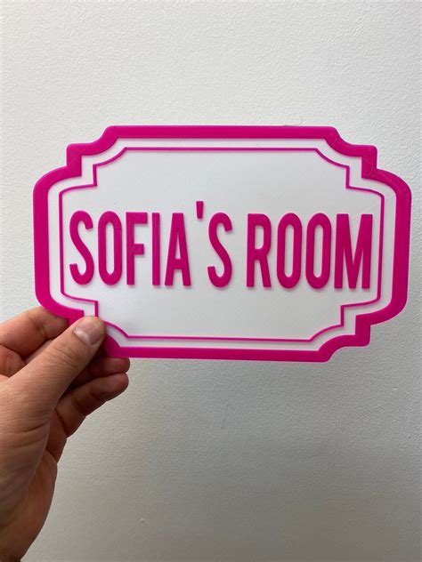 Personalised Room Door Sign These Door Name Plaque Are Great Etsy