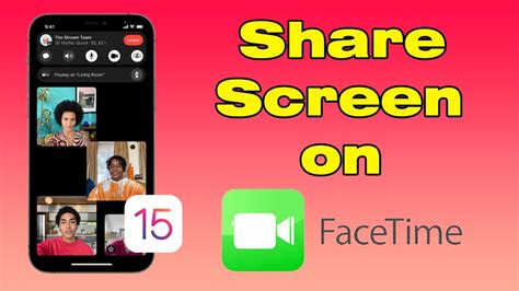 How To Share Your Screen On Facetime On Ios 15 Youtube