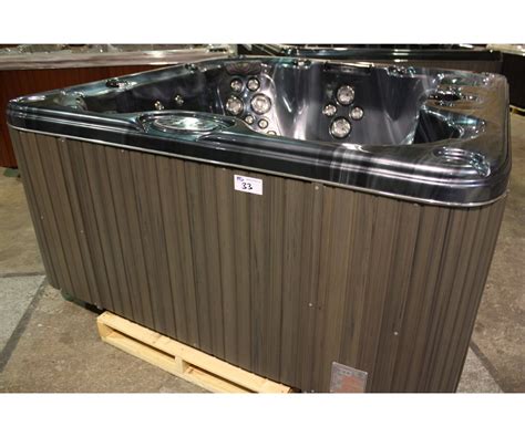 Cal Spas 8 Hot Tub With Midnight Opal Interior And Smoke Exterior