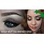 FESTIVE Gold Glitter Smokey Eyes Makeup Tutorial  Shlemonade YouTube