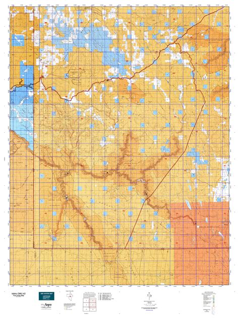 Idaho Gmu 42 Map Mytopo