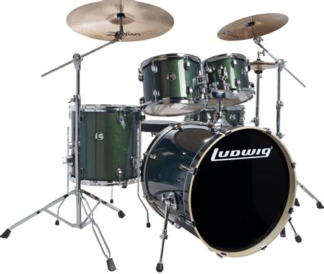 Ludwig Drums Evolution 5 Piece Drum Kit With Hardware And