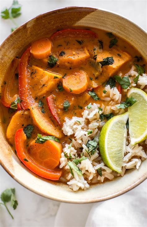 Thai Sweet Potato Coconut Red Curry Salt And Lavender