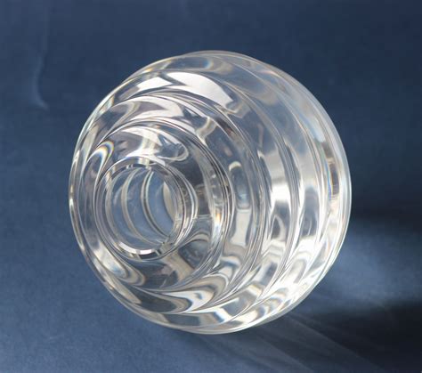 Crystal Glass Ball With Ribs Shanghai Yao Glass Products Co Ltd