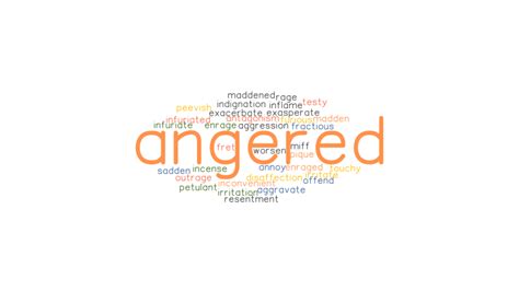 Angered Synonyms And Related Words What Is Another Word For Angered