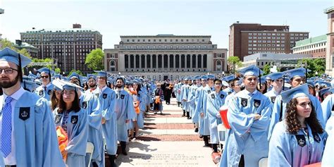 Graduating Students Columbia University Commencement