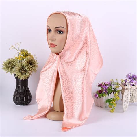New Muslim Islamic Women Hijab Square Scarves Bandanas Arab Headwear Wrap Shawls EBay