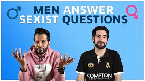 Men Answer Sexist Questions Missmalini Youtube