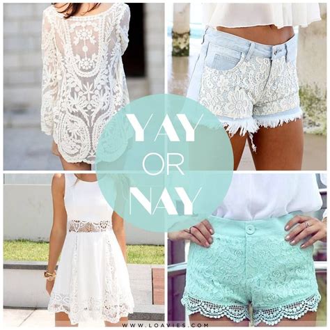 Yay Or Nay Hot Or Not Lace Inspiration Pretty Babe Yay Lace Shorts Curls Braids Waves