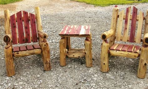 Log Furniture Plans Recycled Crafts