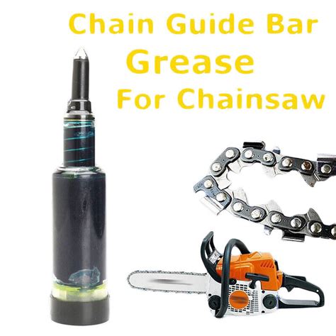 Grease Gun For Chainsaw Sprocket Nose Guide Bar Loaded With Grease Suit
