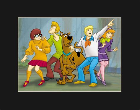 Scooby Doo And The Gang Le Lithograph Property Room