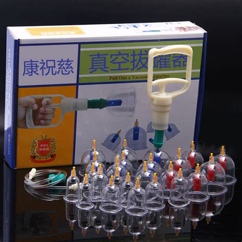 Ready Stock 24 Sets Bekam Chinese Medical Therapy Cupping Set With Pump Professional Chinese