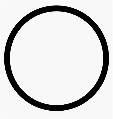 Black Circle Black And White Clip Art Circle Outline Png Transparent