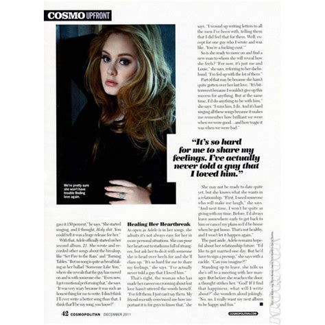 Adele Adkins Cosmopolitan Us December 2 Found On Polyvore Adele Adkins Adele Cosmopolitan