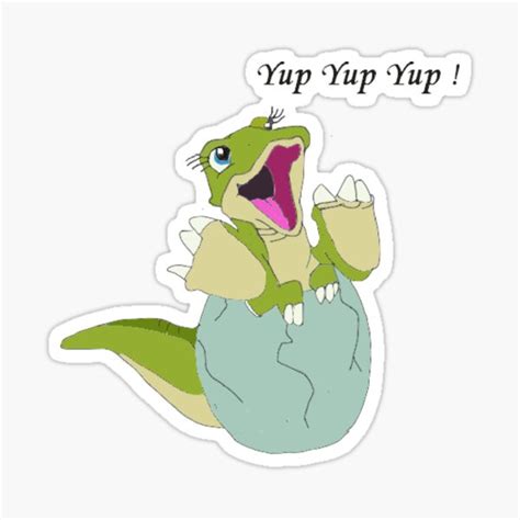 The Land Before Time Sticker For Sale By Babyguinea Redbubble