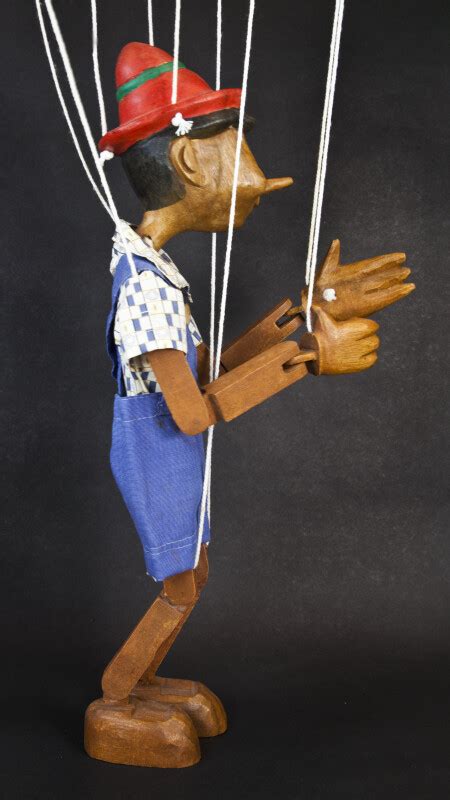 Italy Pinocchio Toy Puppet Marionette Controlled With Strings Profile