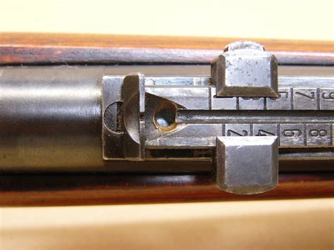 Mauser Rear Sight The K98s Rear Sight Showing The Hole T Flickr