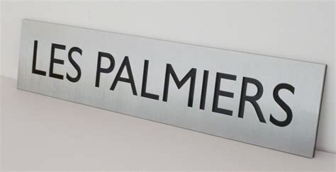 House Name Plaque In Stainless Steel House Name Plaques Name Plaques
