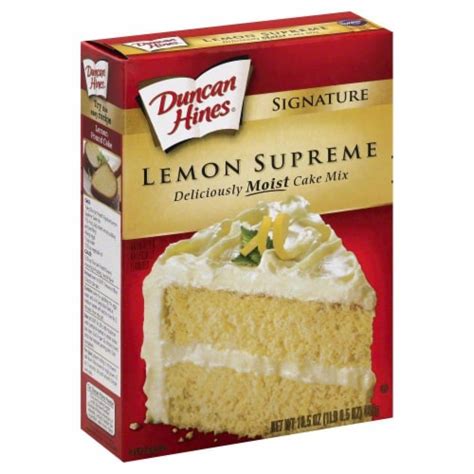 Duncan Hines Lemon Cake Mix 1825 Oz Kroger