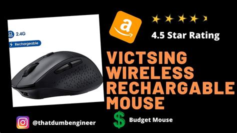 Victsing 24ghz Wireless Rechargeable Mouseunboxing And