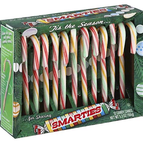 Spangler Smarties Fruity Flavor Candy Canes 12 Ct Shipt