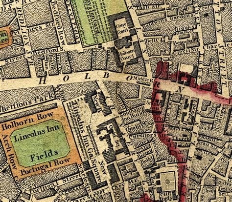 Old Map Of London Westminster Map Featured Historical Map Etsy