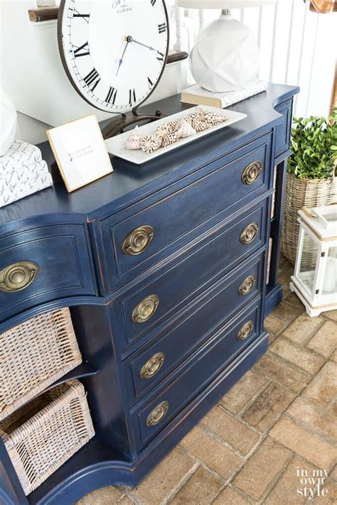 Why You Should Only Use Chalk Paint To Paint Furniture Blue Painted