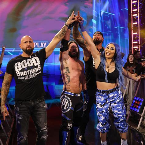The Oc Aj Styles Michin Luke Gallows And Karl Anderson Friday Night Smackdown 2023 Wwe