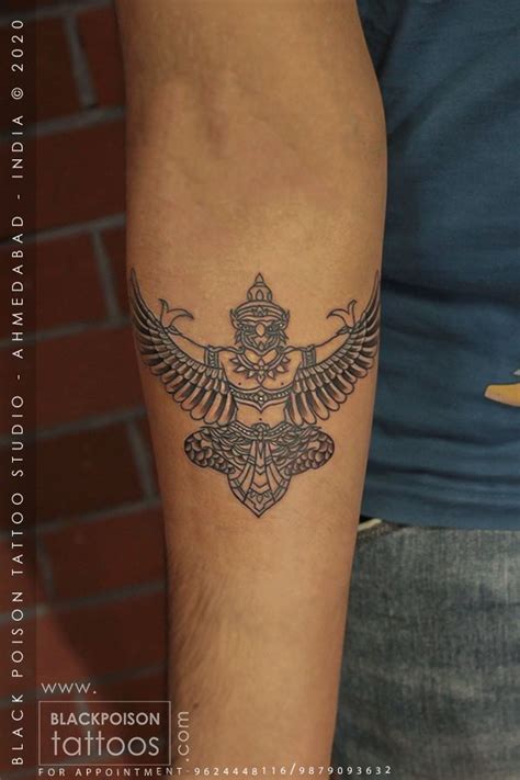 A Garuda Tattoo Communicates The Wearers Dedication To Ethics And His