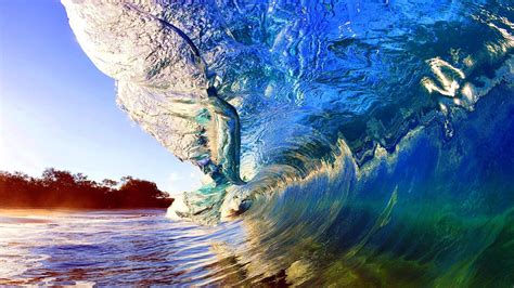 Beach Waves Wallpapers For Desktop Wallpapersafari