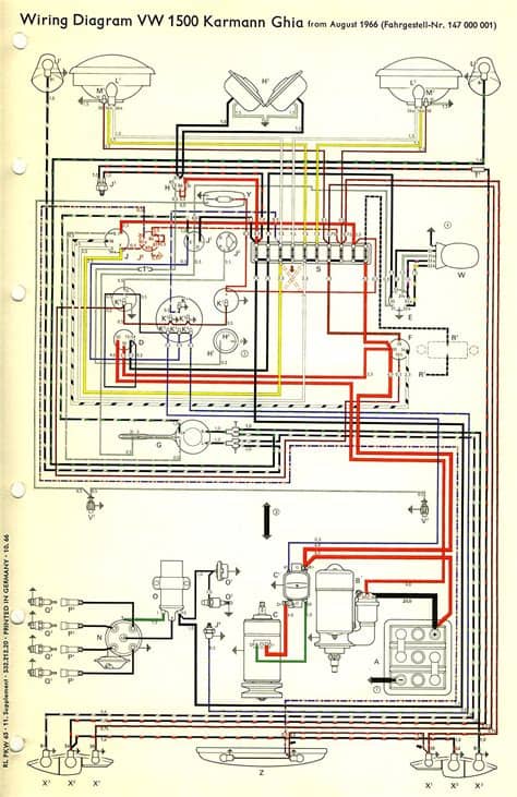 TheSamba.com :: Karmann Ghia Wiring Diagrams