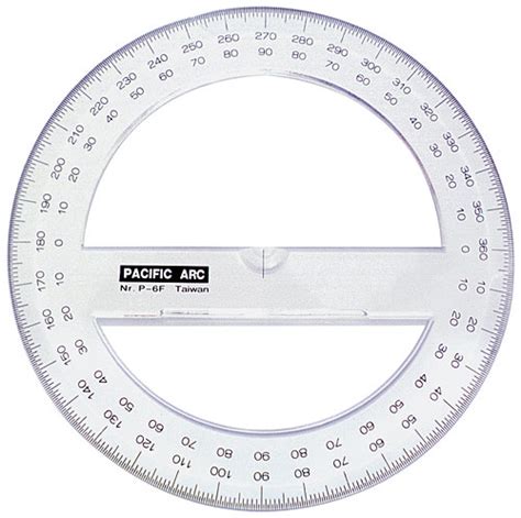 Free Printable Protractor 180 360 Pdf With Ruler Printable Protractor