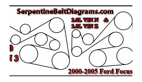 2010 ford focus belt diagram