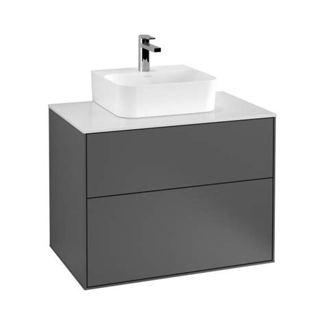 Villeroy And Boch Finion Vanity Unit For Hand Washbasin With 2 Pull Out