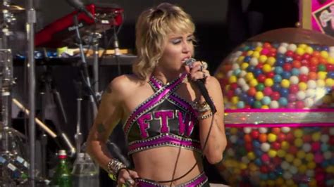 Miley Cyrus Breaks Down During Super Bowl Performance