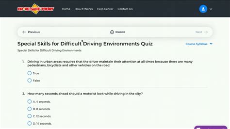 Online Texas Defensive Driving Course Final Exam Answers