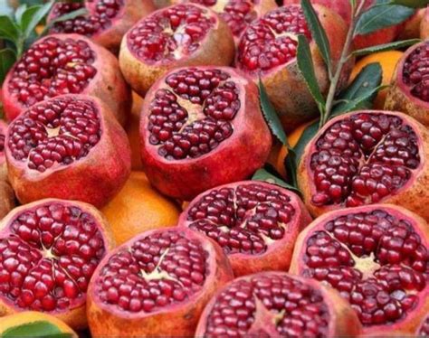 Afghanistans Famous Fruit Organic Fruit Fruit Pomegranate
