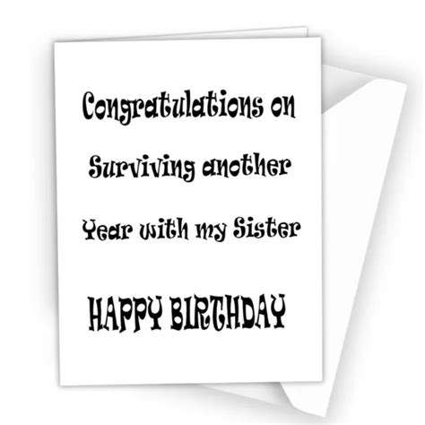 Happy Birthday Card For Special Brother In Law Funny Rude Congratulate 0530 377 Picclick